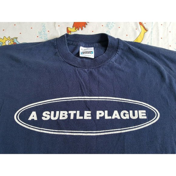 Vintage A SUBTLE PLAGUE Hyper Rare Nirvana Graphic - Picture 1 of 7